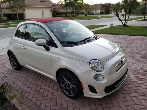 2019 Fiat 500 2dr Convertible By Owner , ONLY 6500 miles - cars & for sale in Wellington, FL