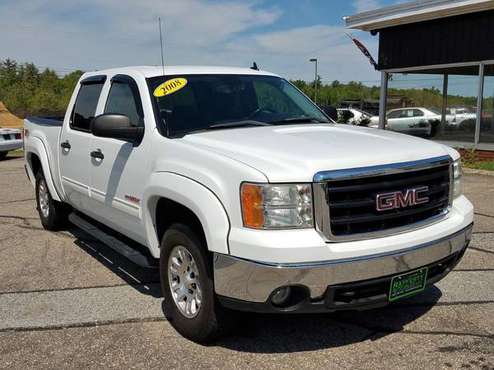 2008 GMC Sierra Crew Cab Z71 MAX 4WD, 143K, 6.0L V8, Auto, A/C, CD/SAT for sale in Belmont, VT