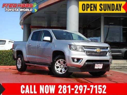 2015 Chevrolet Colorado truck 2WD LT - Chevrolet Silver Ice for sale in Spring, TX