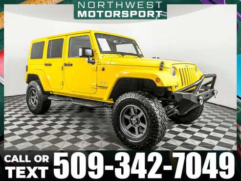 Lifted 2015 *Jeep Wrangler* Unlimited Sahara 4x4 for sale in Spokane Valley, WA