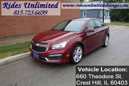 2015 Chevrolet Cruze LTZ Auto - cars & trucks - by dealer - vehicle... for sale in Crest Hill, IL