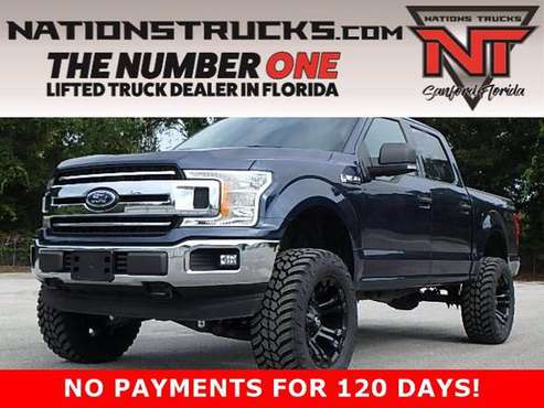2019 FORD F150 XLT Super Crew 4X4 LIFTED TRUCK - NEW FUEL WHLS -... for sale in Sanford, FL