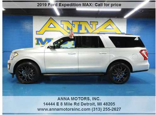 2019 FORD EXPEDITION MAX,WE FINANCE YOU W/$1995*DN-APPLY ONLINE -... for sale in Detroit, MI