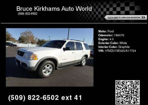 2002 Ford Explorer XLT Buy Here Pay Here - cars & trucks - by dealer... for sale in Yakima, WA
