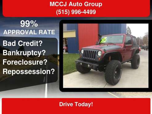 2013 Jeep Wrangler 4WD 2dr Sport WE GUARANTEE CREDIT APPROVAL *100%... for sale in Des Moines, IA