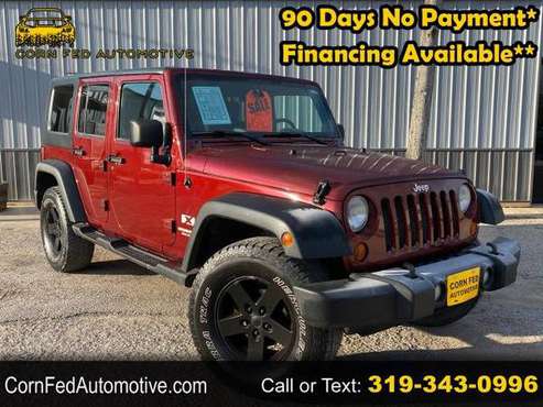 2008 Jeep Wrangler 4WD 4dr Unlimited X - cars & trucks - by dealer -... for sale in center point, WI
