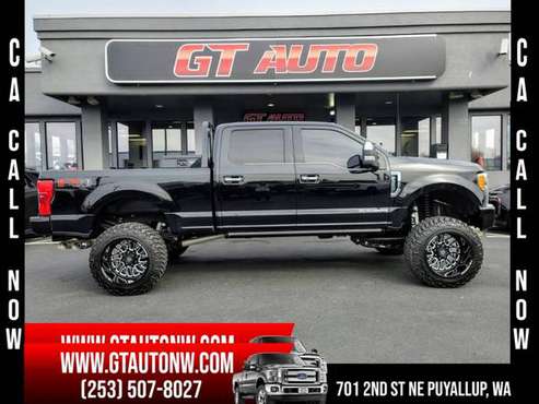 2017 Ford Super Duty F-350 SRW Platinum Pickup 4D Lifted 4X4 BMW for sale in PUYALLUP, WA
