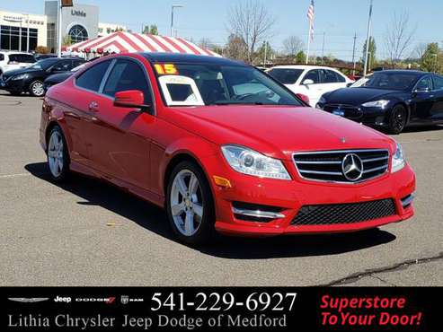 2015 Mercedes-Benz C 250 2dr Cpe C 250 RWD - - by for sale in Medford, OR