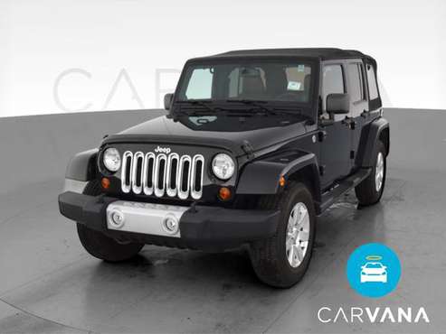 2013 Jeep Wrangler Unlimited Sahara Sport Utility 4D suv Black - -... for sale in Eau Claire, WI