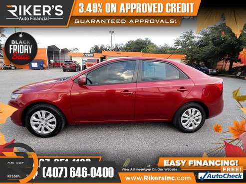 $73/mo - 2012 KIA Forte EX - 100 Approved! - cars & trucks - by... for sale in Kissimmee, FL