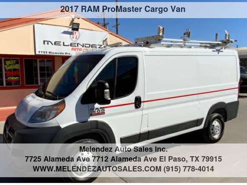 2017 RAM ProMaster Cargo Van 1500 Low Roof 136 WB - cars & trucks -... for sale in El Paso, TX