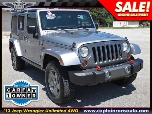 '13 JEEP WRANGLER UNLIMITED FREEDOM EDITION 4X4 w/ Hardtop & Leather! for sale in Saraland, AL