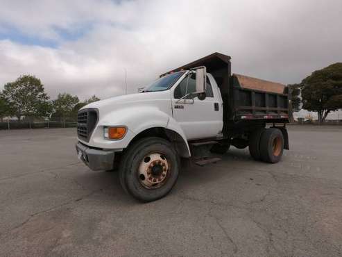 2001 FORD F750 DUMP TRUCK FOR SALE - - by dealer for sale in Vallejo, CA