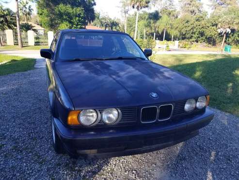 Almost a Classic! 1992 BMW 525i Super Low miles! - cars & trucks -... for sale in Naples, FL