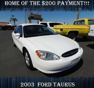 2003 Ford Taurus GREAT BUY!!!- Low Rates Available! - cars & trucks... for sale in Casa Grande, AZ