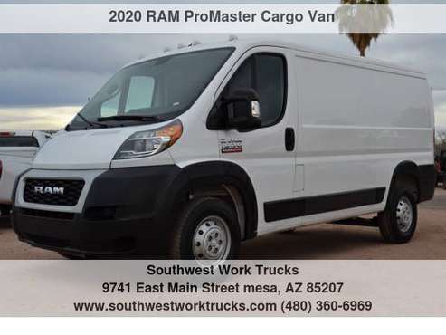 2020 RAM ProMaster Cargo Van 1500 Low Roof Cargo Work Van - cars & for sale in Mesa, AZ