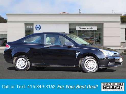 2008 Ford Focus Se Coupe coupe Black for sale in Colma, CA