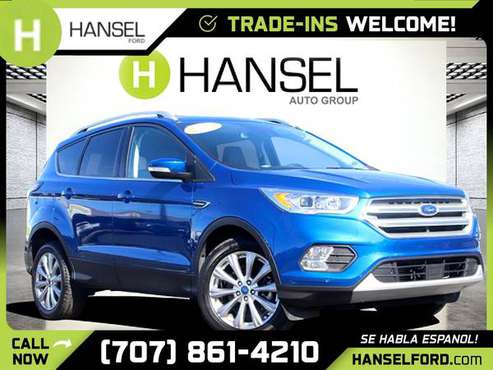 2018 Ford Escape Titanium FOR ONLY 480/mo! - - by for sale in Santa Rosa, CA