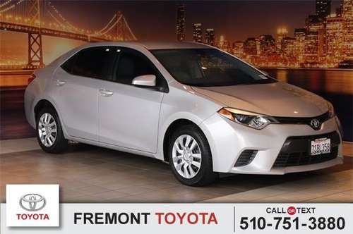 *2016* *Toyota* *Corolla* *LE* - cars & trucks - by dealer - vehicle... for sale in Fremont, CA