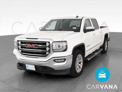 2018 GMC Sierra 1500 Crew Cab SLT Pickup 4D 5 3/4 ft pickup White -... for sale in Fort Collins, CO