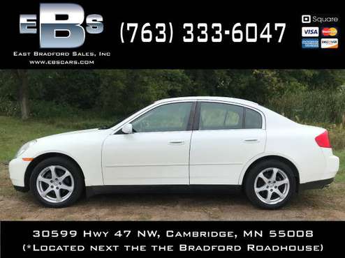 2004 Infiniti G35 AWD 4dr Sedan w/Leather - Credit Cards Accepted! for sale in Cambridge, MN