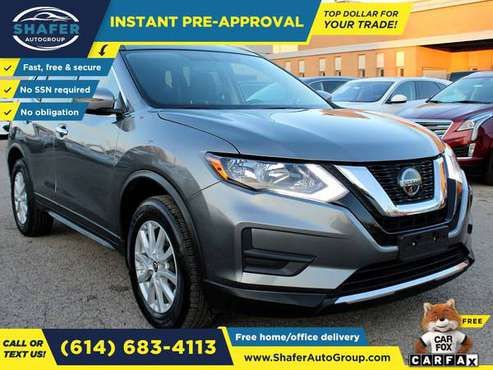 $214/mo - 2018 Nissan ROGUE SV - Easy Financing! - cars & trucks -... for sale in Columbus, PA