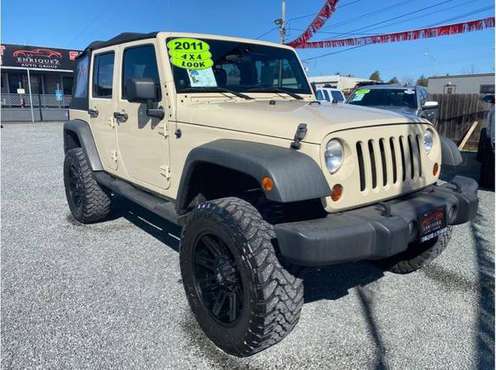 2011 Jeep Wrangler Unlimited Sport! MANUAL & LIFTED! CALL NOW! for sale in Santa Rosa, CA