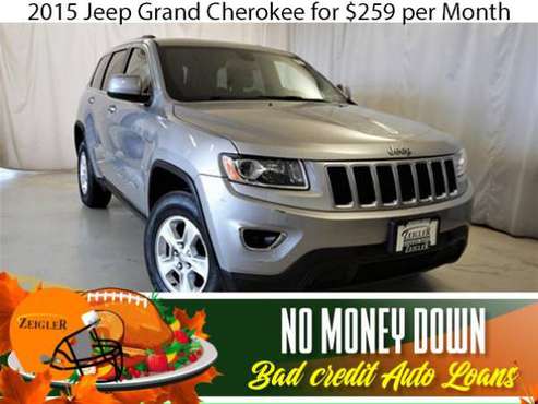 $259/mo 2015 Jeep Grand Cherokee Bad Credit & No Money Down OK -... for sale in Tinley Park, IL