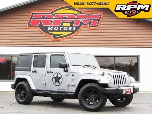 2015 Jeep Wrangler Unlimited/4WD 4dr Sahara - - by for sale in New Glarus, WI