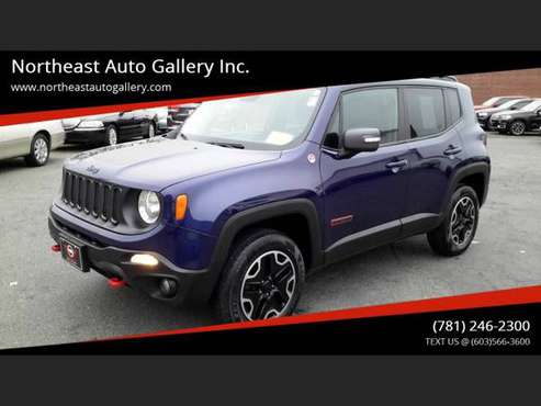 2016 Jeep Renegade Trailhawk 4x4 4dr SUV with - - by for sale in Wakefield, MA