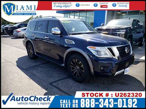 2018 Nissan Armada Platinum AWD SUV -EZ FINANCING -LOW DOWN! for sale in Miami, MO