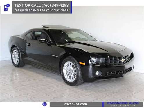 2013 Chevrolet Camaro Chevy LT Coupe - cars & trucks - by dealer -... for sale in Escondido, CA