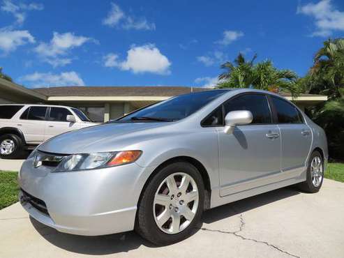 2008 Honda Civic LX One Owner 5-Speed Manual Trans Perfect Tow Behind! for sale in Fort Myers, FL