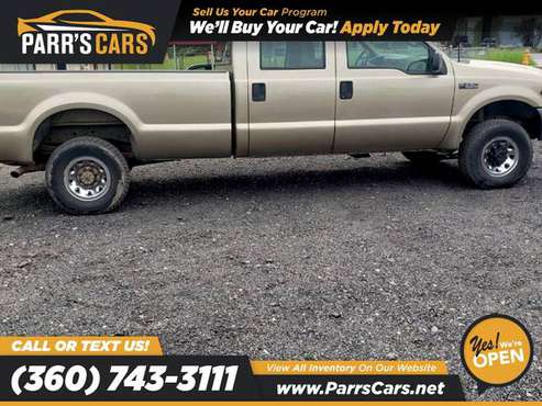 2000 Ford F350 F 350 F-350 Super Duty XLCrew Cab XL PRICED TO SELL! for sale in Longview, OR