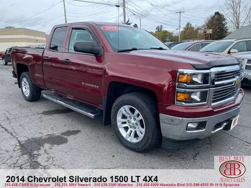 2014 CHEVY SILVERADO 1500 LT 4X4! BEDLINER! TOW! TOUCH SCREEN W... for sale in N SYRACUSE, NY
