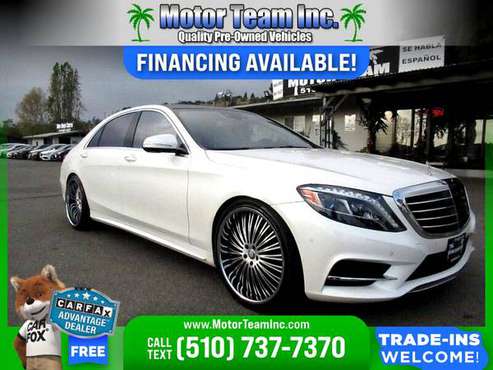 599/mo - 2015 Mercedes-Benz SClass S Class S-Class Sdn S 550 RWD for sale in Hayward, CA