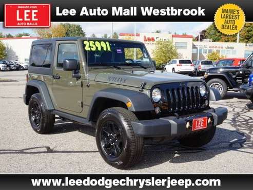 2016 Jeep Wrangler Willys Wheeler for sale in Woolwich, ME