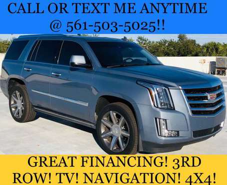 2015 CADILLAC ESCALADE! GREAT FINANCING! TV! 3RD ROW! NAVIGATION!... for sale in West Palm Beach, FL