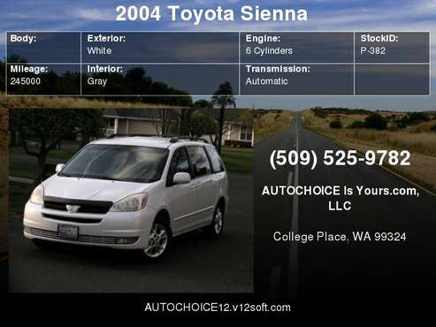 2004 Toyota Sienna 5dr XLE AWD for sale in College Place, WA