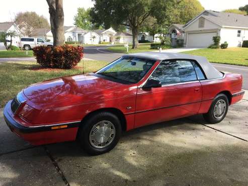 1991 Chrysler LeBaron Convertible 48, 000 ORIGINAL MILES - Excellent ! for sale in Clermont, FL
