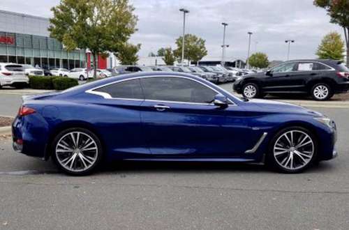 ONE HOT RIDE METALLIC BLUE 2017 INFINITI Q60 3.0t PREMIUM COUPE V6... for sale in Rock Hill, NC