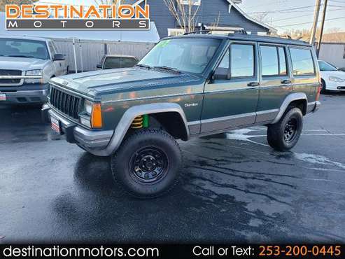 1993 Jeep Cherokee Country 4-Door 4WD ( LIFTED , AUTO, CLEAN TITLE )... for sale in PUYALLUP, WA
