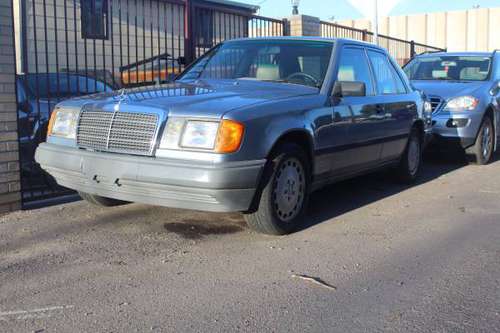 1988 Mercedes 260E light BLUE with Bone color interior 114k Miles for sale in Denver , CO