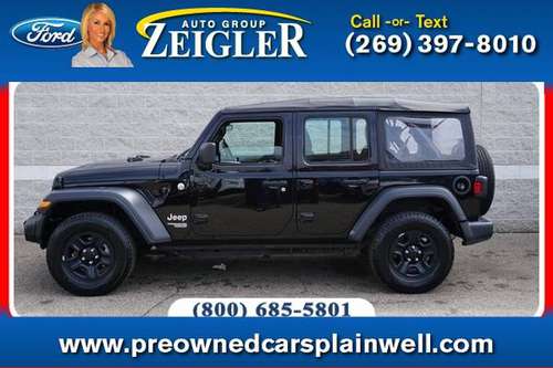 2018 Jeep All-New Wrangler Unlimited Unlimited Sport - cars for sale in Plainwell, MI