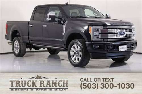 2019 Ford Super Duty F-350 SRW Platinum - - by dealer for sale in Hillsboro, OR