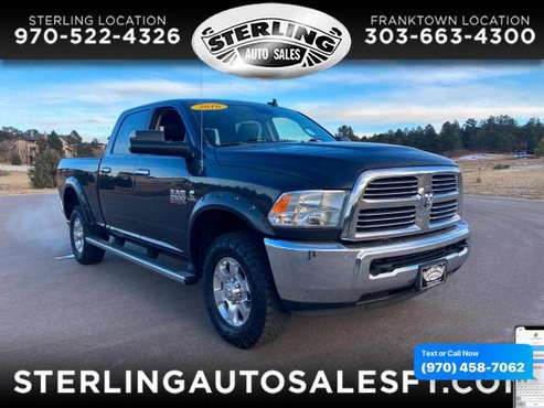 2016 RAM 2500 4WD Crew Cab 149 Big Horn - CALL/TEXT TODAY! - cars &... for sale in Sterling, CO