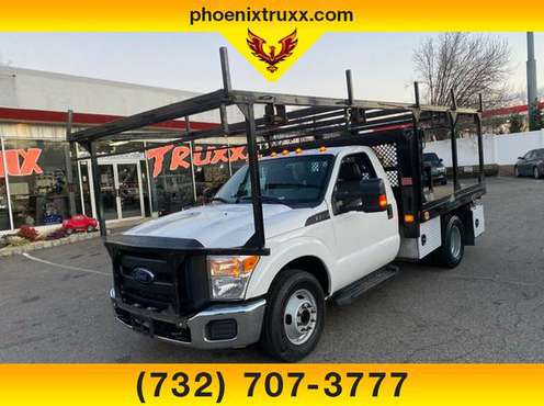 2015 Ford F-350 F350 F 350 Super Duty XLT 2wd FLATBED rack truck for sale in south amboy, NJ