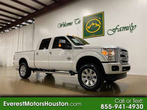 2015 Ford F-250 F250 F 250 SD PLATINUM CREW CAB SHORT BED 4X4 DIESEL for sale in Houston, TX