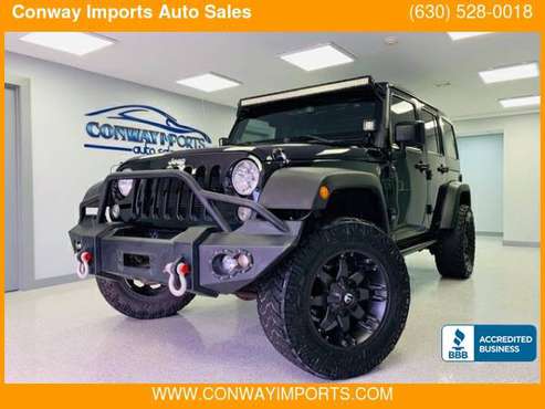 2014 Jeep Wrangler Unlimited 4WD 4dr Sport *GUARANTEED CREDIT... for sale in Streamwood, IL
