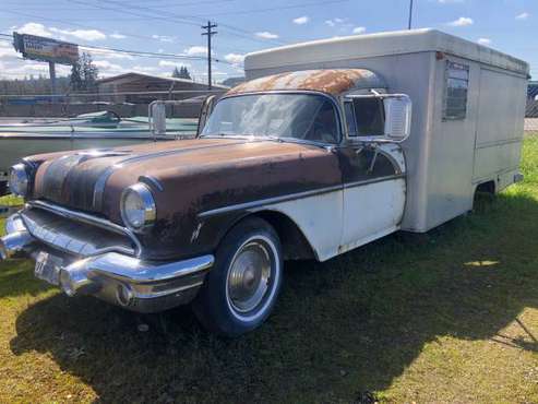 1956 Pontiac aluminum camper built by superior coach for sale in Eugene, OR